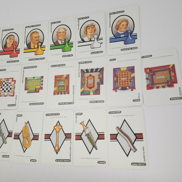 Clue Vintage Classic Board Game 1986 Complete Parker Bros. Game Night Detective - Picture 8 of 16